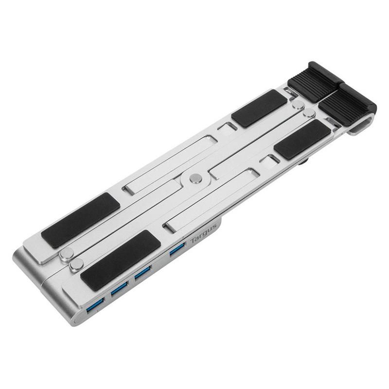 Targus Portable Stand with Integrated USB-A Hub - Silver 