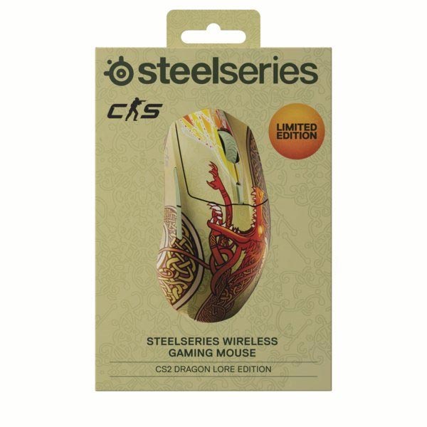 Steelseries Aerox 3 Wireless CS2 Dragon Lore 