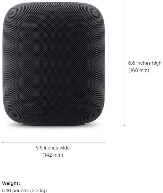 Apple HomePod 2nd Gen. Midnight Black EU 