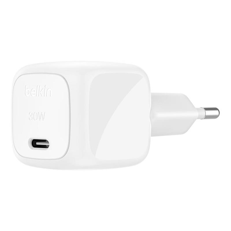 Belkin 30W PD 3.1 USB-C Wall Charger + USB-C/Lightning kábel 1m - White 
