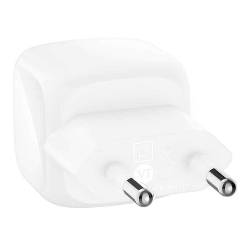 Belkin 30W PD 3.1 USB-C Wall Charger + USB-C/Lightning kábel 1m - White 