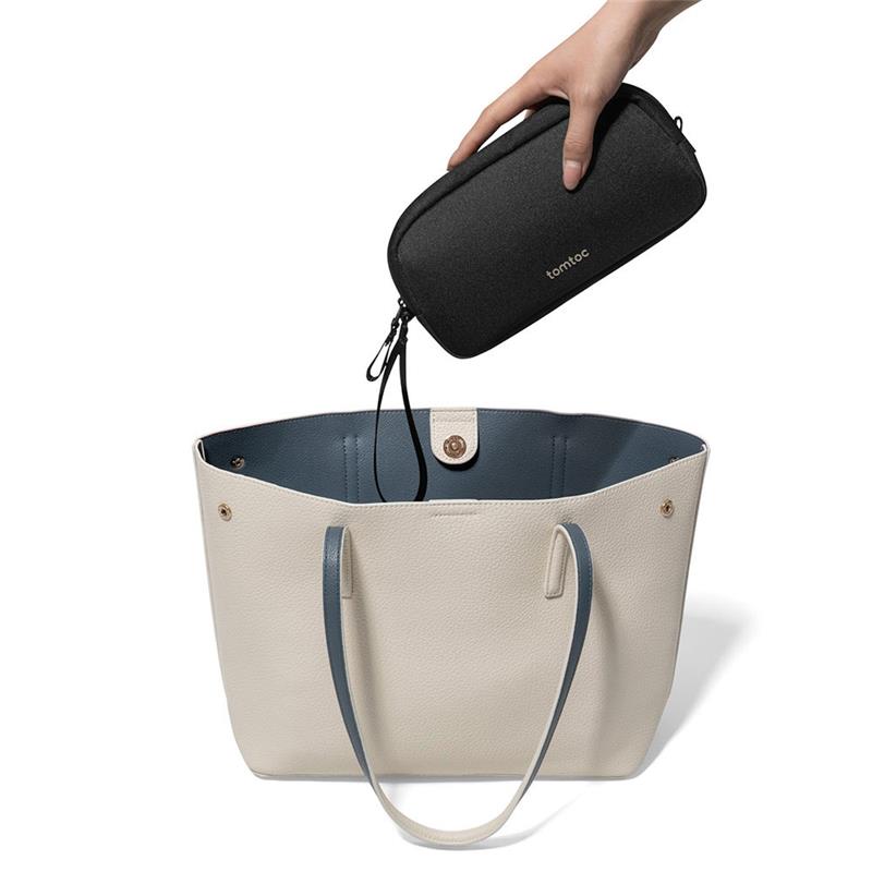 TomToc puzdro Light-T12 Electronic Accessory Pouch S - Mist Blue 