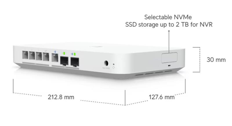 Ubiquiti UniFi Cloud Gateway Fiber  10Gbps WAN / 4x2,5Gbps LAN (UniFi gateway s podporou IPS/IDS) 