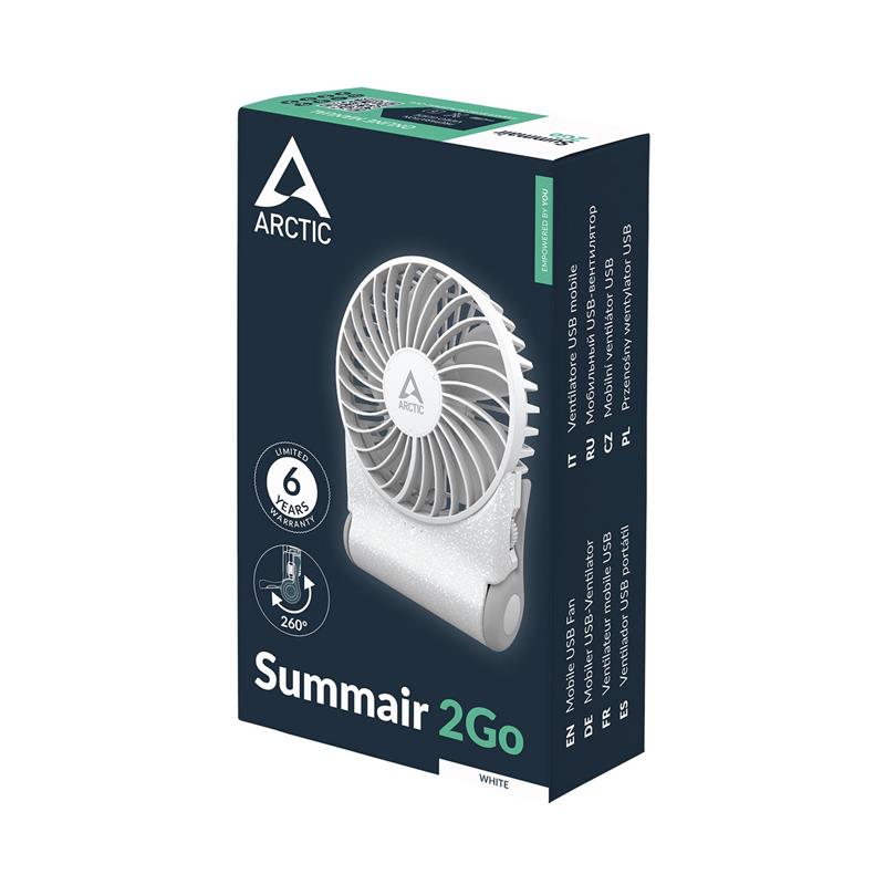 Arctic ventilátor Summair 2Go White 