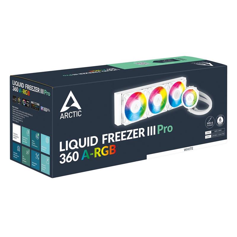 Arctic chladič CPU Liquid Freezer III Pro 360 A-RGB white 