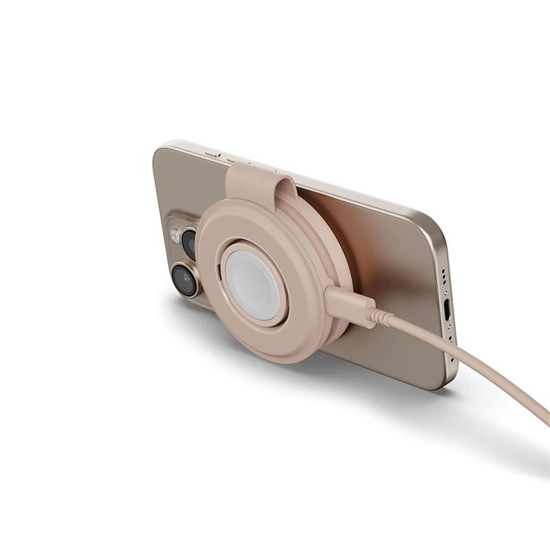 Satechi Qi2 OntheGo 2-in-1 Wireless Charger - Desert Rose 