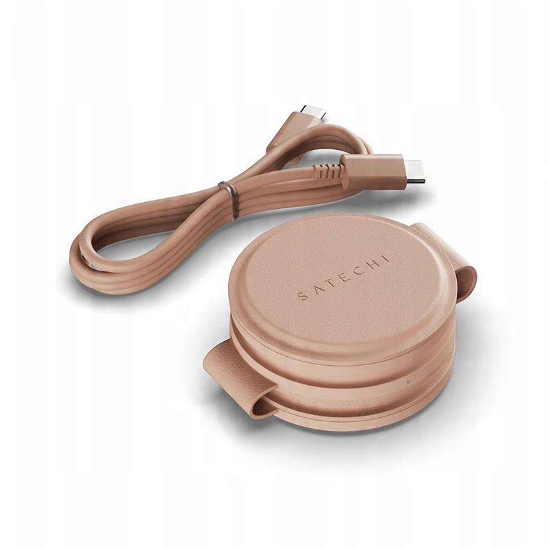Satechi Qi2 OntheGo 3-in-1 Wireless Charger - Desert Rose 