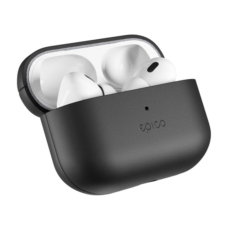 Epico Leather Case Airpods Pro 2 - čierna 