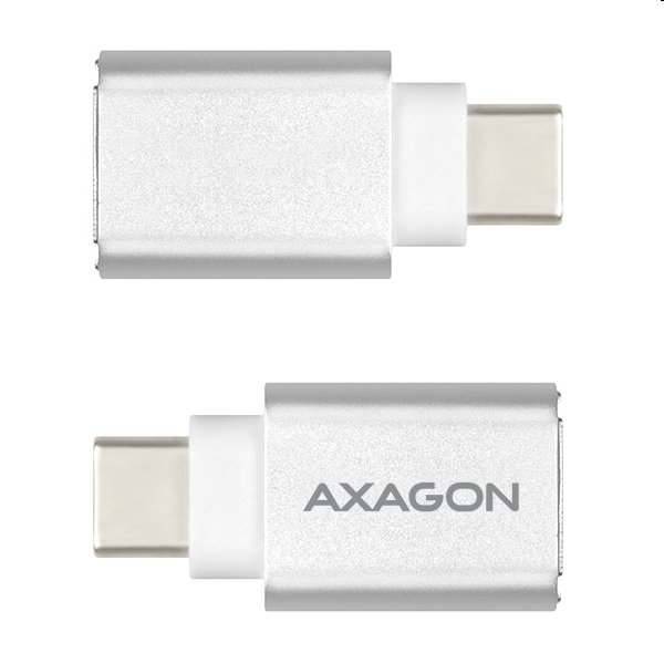 AXAGON RUCM-AFA, redukcia USB-C (M) -> USB-A (F), USB 3.2 Gen 2, 3A, ALU 