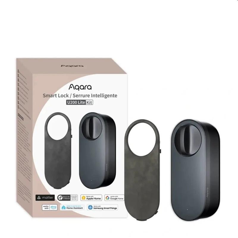 Aqara Smart Home zámok dverí U200 Lite Kit, čierny 
