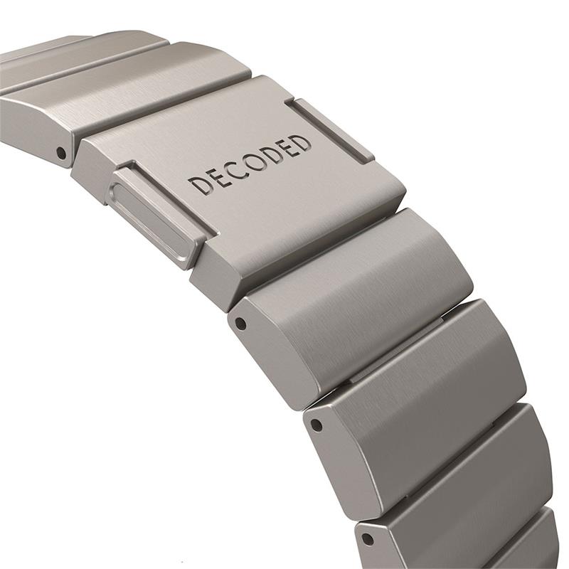 Decoded remienok Titanium Traction Strap pre Apple Watch 44-49mm - Natural Titanium 