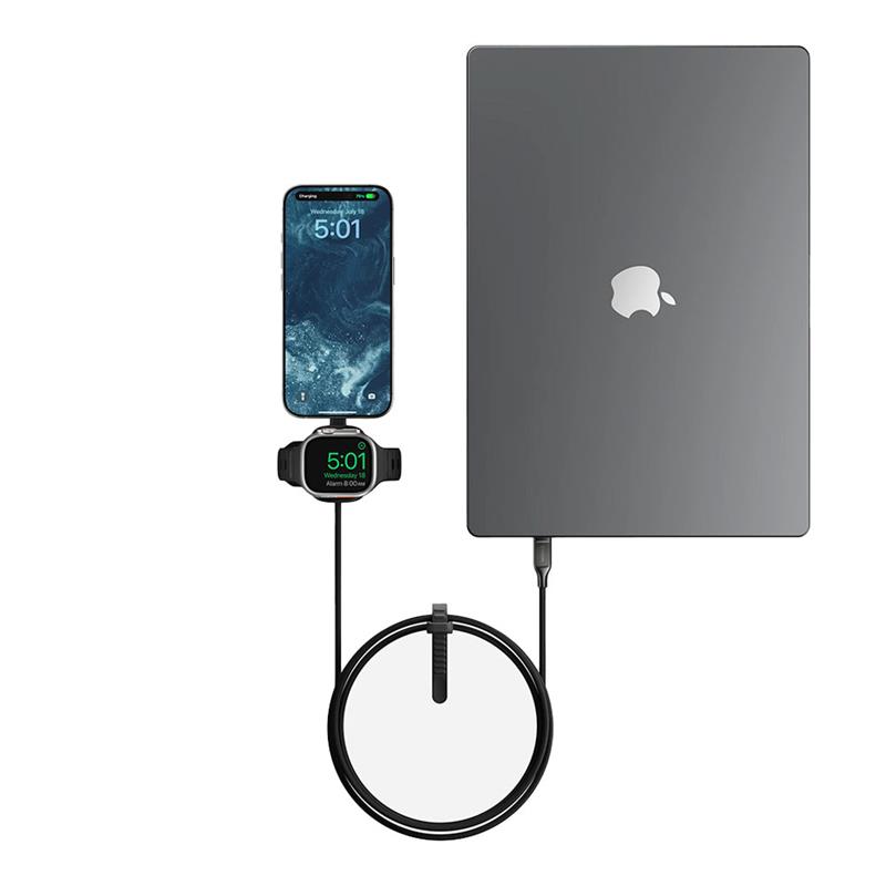 Nomad kábel Universal Cable pre Apple Watch 1.5m - Carbide 