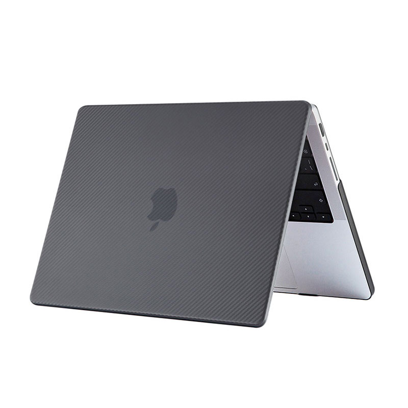 Devia kryt Carbon Fiber Hard Jacket pre Macbook Pro 16" M1/M2/M3/M4 - Matt Black 