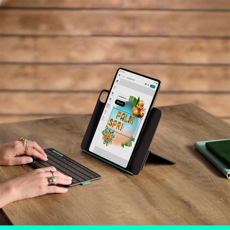 Logitech FLIP FOLIO pre iPad Pro 13"(M4), iPad Air 13"(M2+M3), US, grafitová 