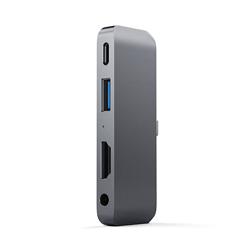 Satechi USB-C Mobile Pro Hub pre iPad Pro/Air 10.9" 2020 - Space Gray