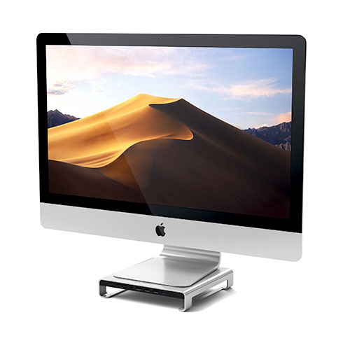 Satechi stojan USB-C Monitor Stand Hub pre iMac - Silver Aluminium 