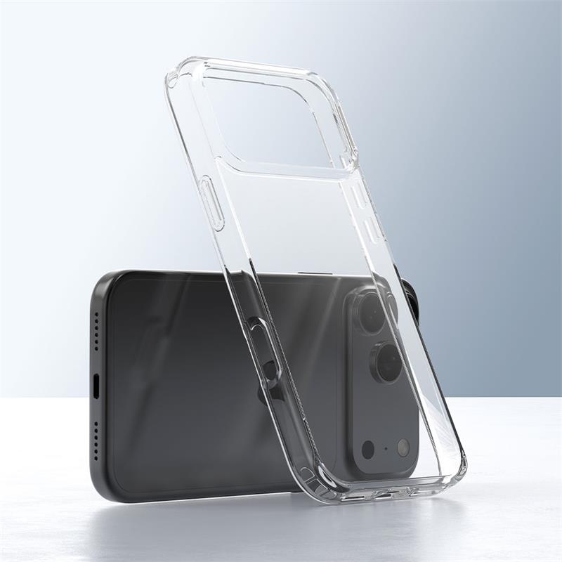Devia kryt Pure Clear Shockproof Case pre iPhone 17 Pro Max - Clear 