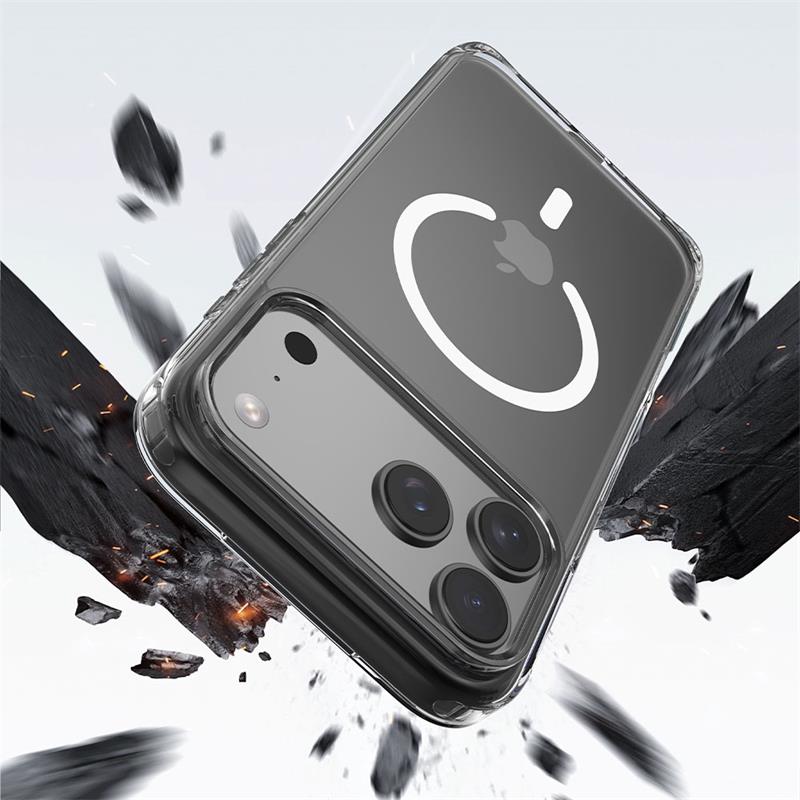 Devia kryt Pure Clear Shockproof Magnertic Case pre iPhone Air - Clear 