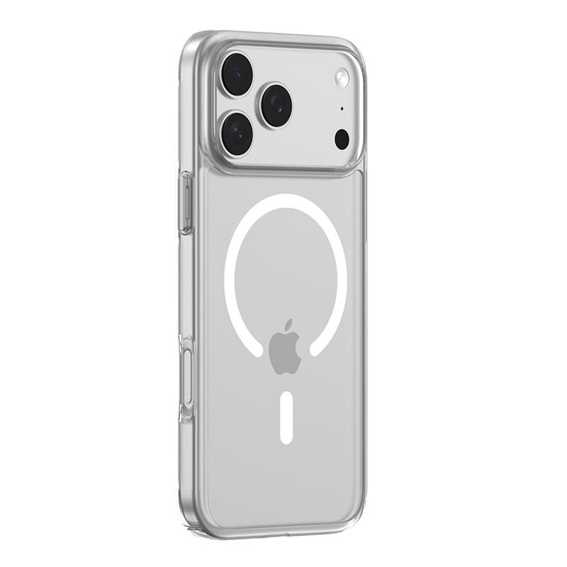 Comma kryt Glass Series Magnetic Case pre iPhone 17 Pro Max - Clear 