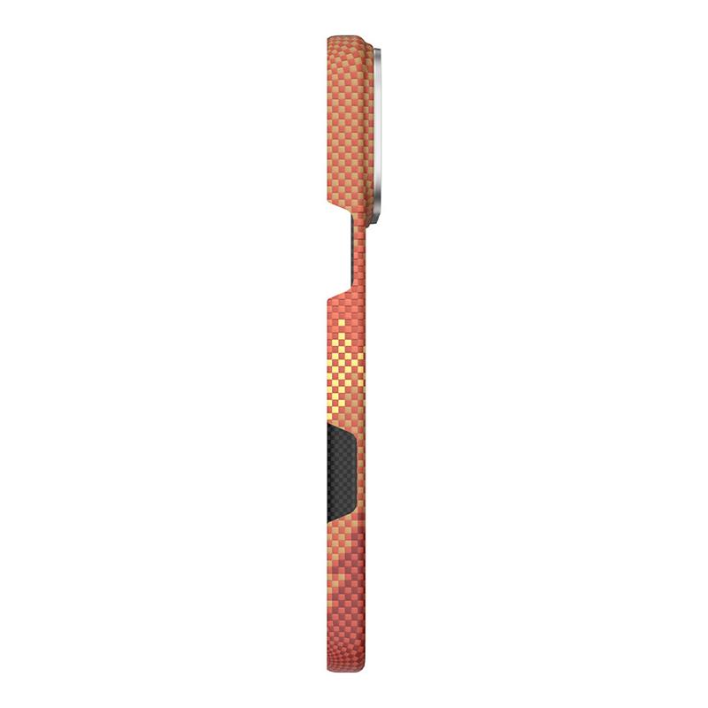 Comma kryt Woven Kevlar Magnetic Shockproof Case pre iPhone 17 Pro Max - Pinery Forest 