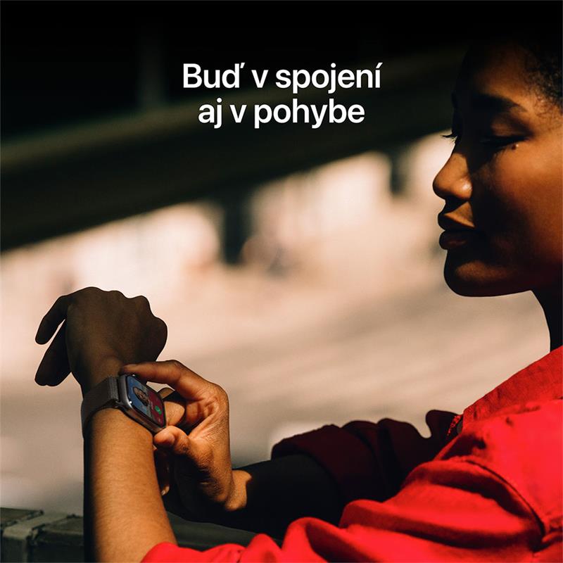 Apple Watch Series 11 GPS 42mm Kozmický sivý hliník s čiernym športovým remienkom - M/L 
