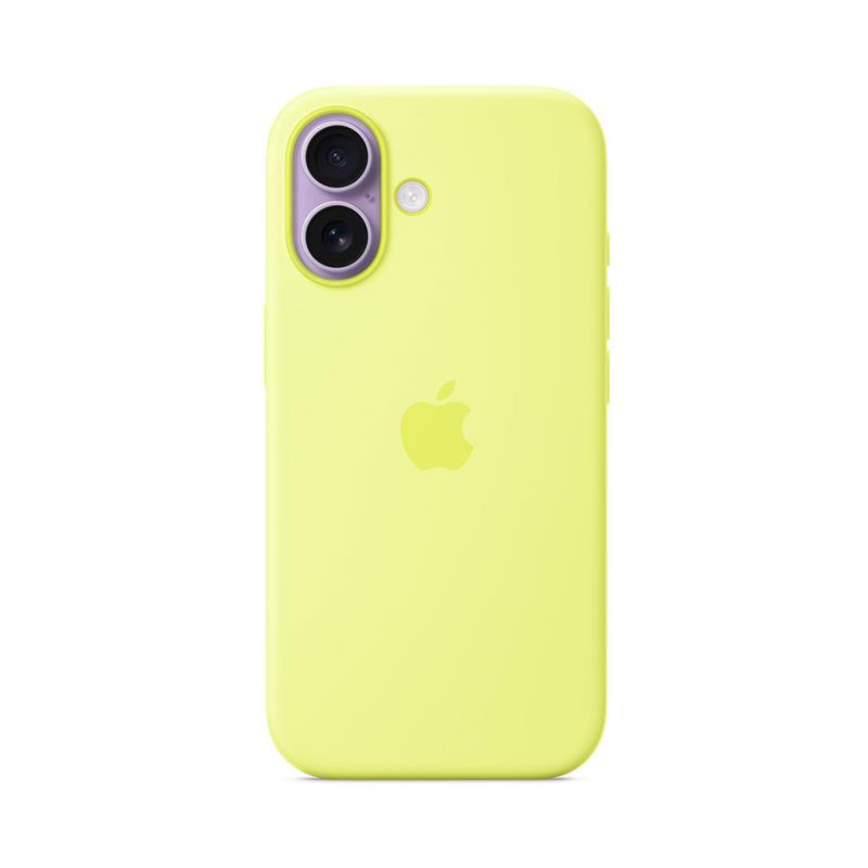 iPhone 17 Silicone Case with MagSafe - Neónová žltá 