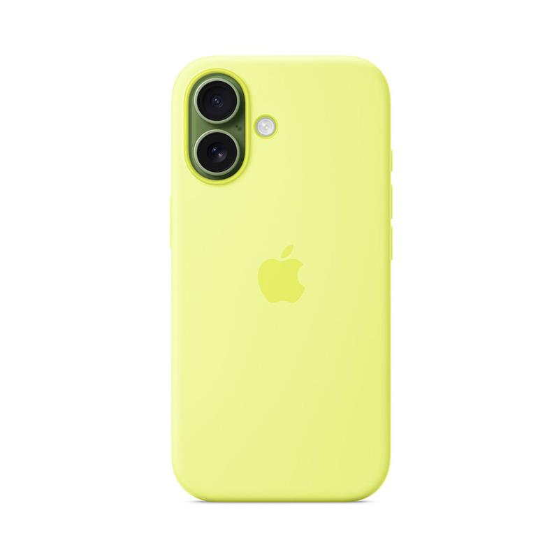 iPhone 17 Silicone Case with MagSafe - Neónová žltá 