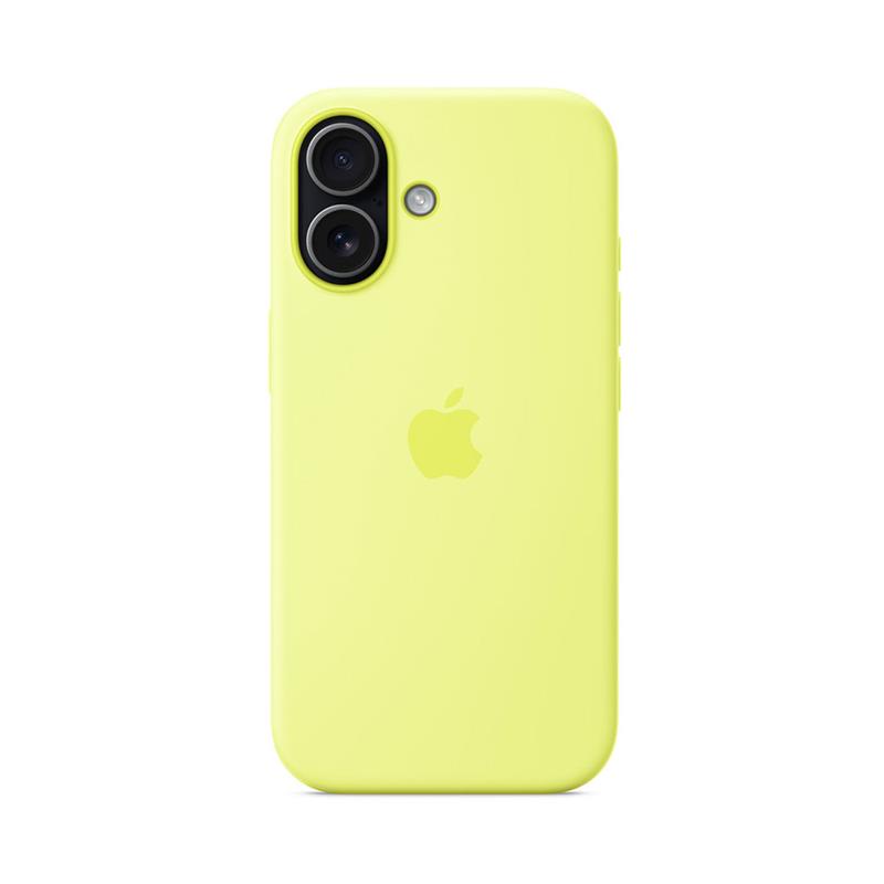 iPhone 17 Silicone Case with MagSafe - Neónová žltá 