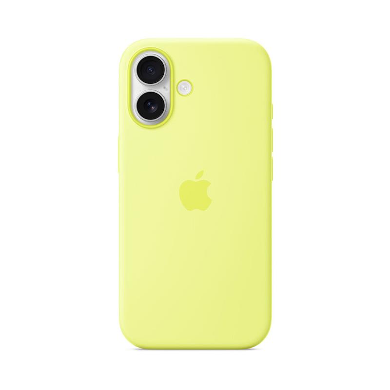 iPhone 17 Silicone Case with MagSafe - Neónová žltá 