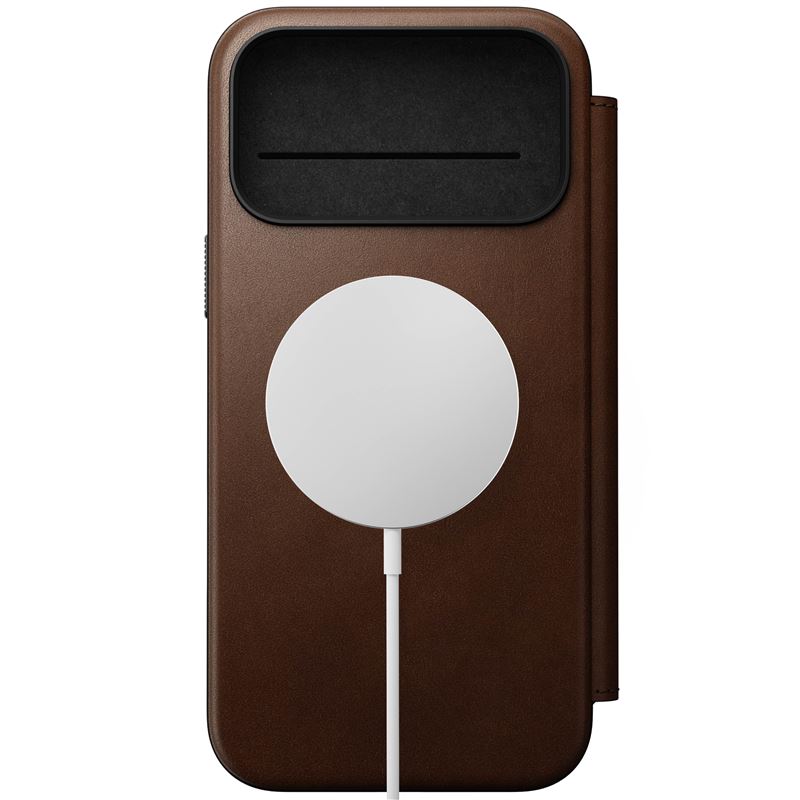 Nomad puzdro Modern Leather Folio Magsafe pre iPhone 17 Pro Max - Brown 