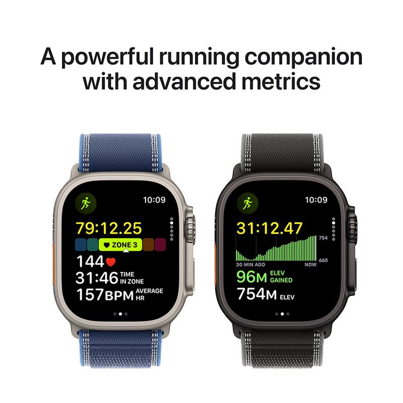 Apple Watch Ultra 3 GPS + Cellular 49mm Prírodný titán s prírodným titánovým milánským ťahom - M 