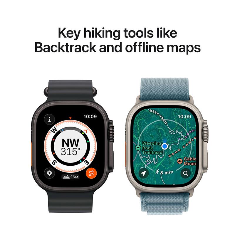 Apple Watch Ultra 3 GPS + Cellular 49mm Prírodný titán s prírodným titánovým milánským ťahom - M 