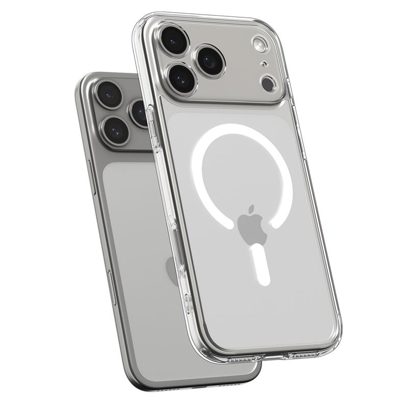 Spigen kryt Ultra Hybrid Magsafe pre iPhone 17 Pro Max - Clear White 