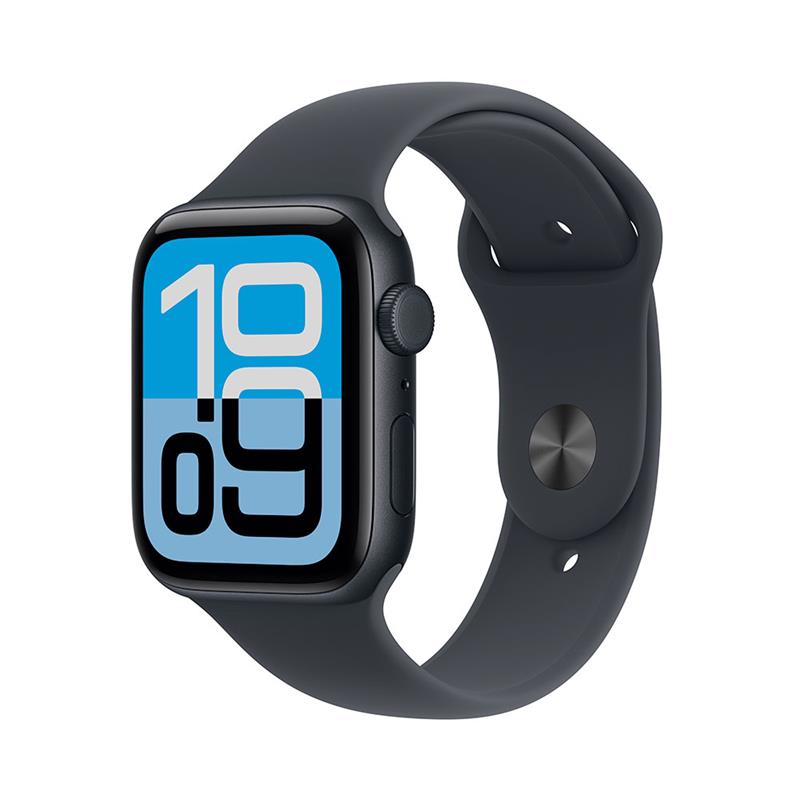 Apple Watch SE 3 GPS 40mm Polnočný hliník s polnočným športovým remienkom - M/L 