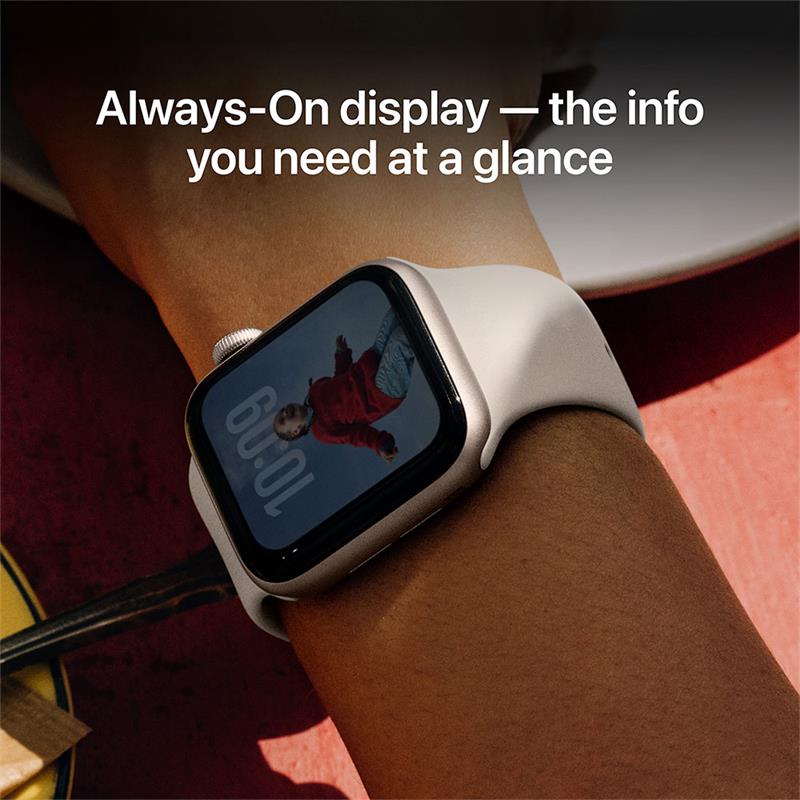 Apple Watch SE 3 GPS + Cellular 44mm Hviezdny biely hliník s hviezdnym bielym športovým remienkom - S/M 