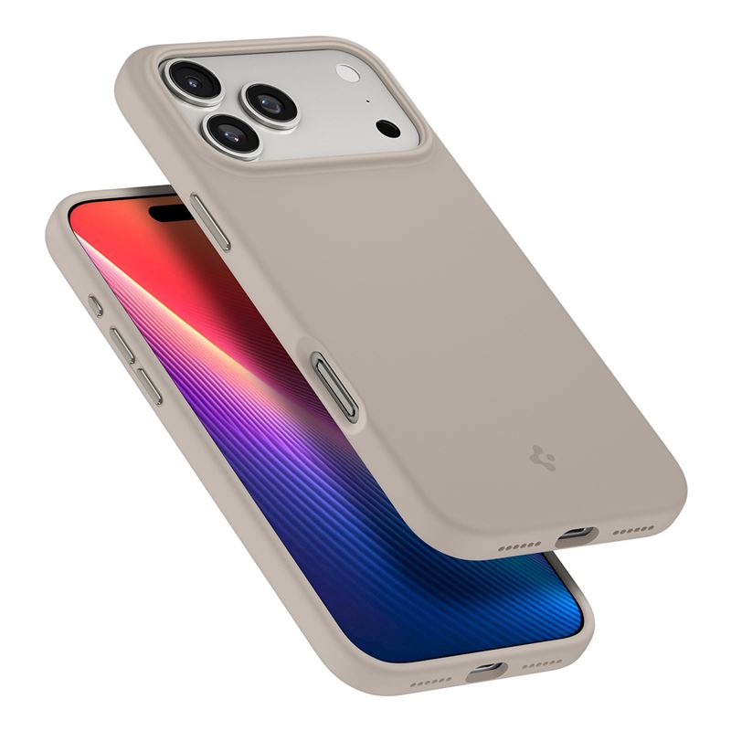 Spigen kryt Silicone Fit Magsafe pre iPhone 17 Pro - Stone 