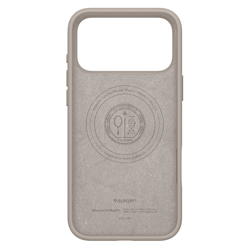 Spigen kryt Silicone Fit Magsafe pre iPhone 17 Pro - Stone 