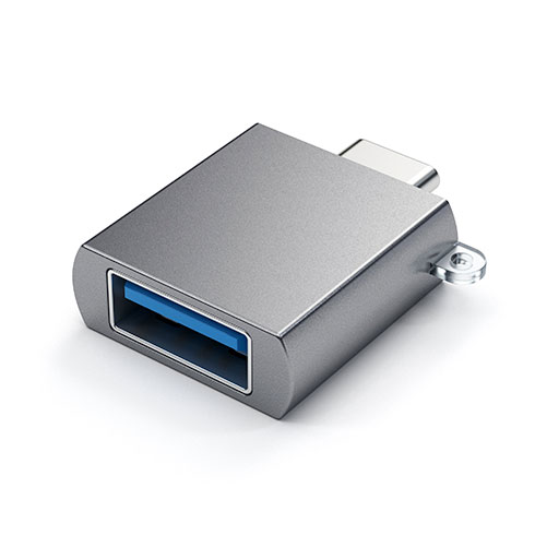 Satechi adaptér USB-C to USB 3.0 - Space Gray Aluminium 
