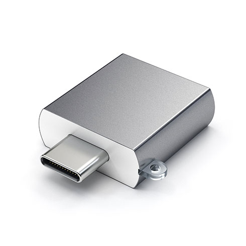 Satechi adaptér USB-C to USB 3.0 - Space Gray Aluminium 