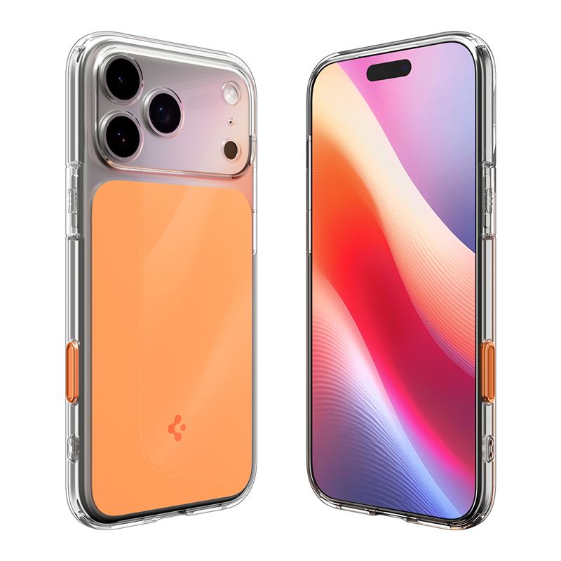 Spigen kryt Ultra Hybrid T Magsafe pre iPhone 17 Pro Max - Glossy Orange 