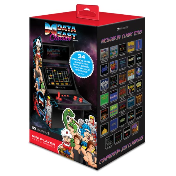 My Arcade Mini Player 10" Data East Hits (34 in 1) 