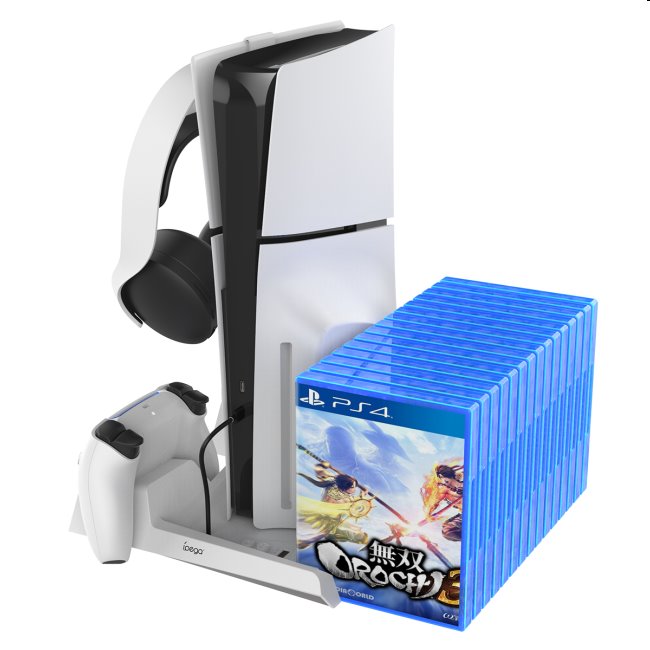 iPega P5S023 PlayStation 5 Slim/PS5 Pro, Dualsense, Pulse 3D dock w/ cooling 