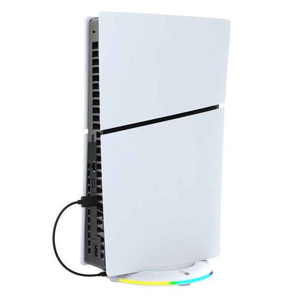 iPega P5S025S Vertikálny stojan s RGB pre PS5 Slim/PS5 Pro White 