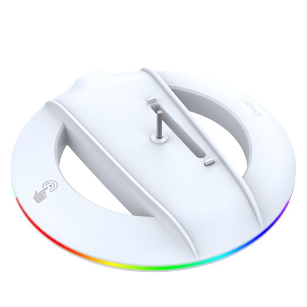 iPega P5S025S Vertikálny stojan s RGB pre PS5 Slim/PS5 Pro White 
