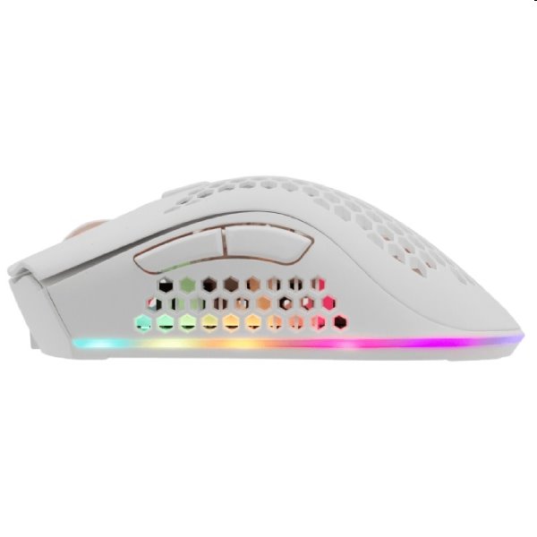 White Shark Wireless gaming mouse LIONEL, 6D, 10 000 dpi, white, vystavený, záruka 21 mesiacov 