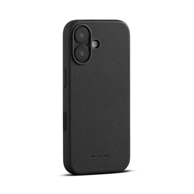 Woolnut Leather Case for iPhone 17 - Black 