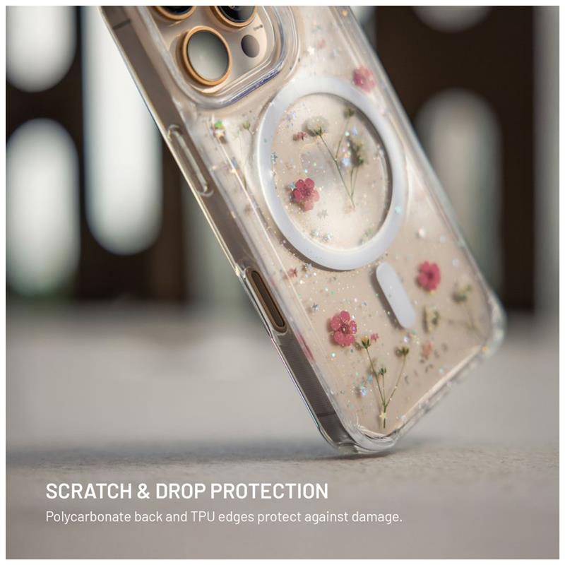 FIXED kryt MagBloom s podporou Magsafe pro Apple iPhone 15, Blush Plum 