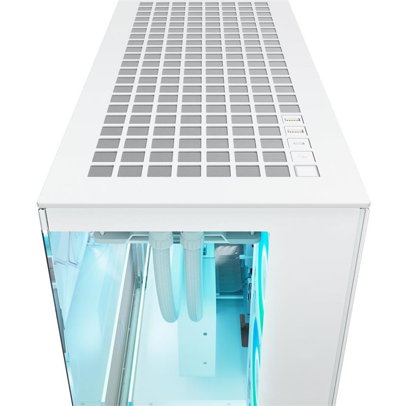 ARCTIC Premium PC Case Xtender VG White (Clear Glass), Vertical GPU Mounting, E-ATX 