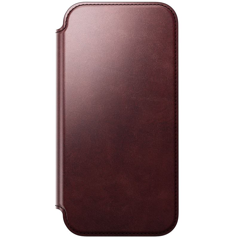 Nomad puzdro Modern Leather Folio Magsafe Horween pre iPhone 17 Pro Max - Burgundy Chromexcel 