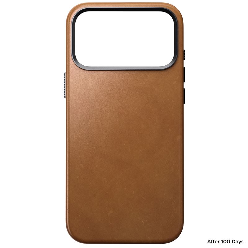Nomad kryt Traditional Leather Case MagSafe pre iPhone 17 Pro Max - English Tan 